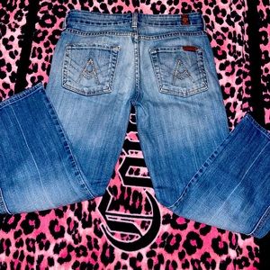 Seven For All Man Kind cropped capri jeans size 25